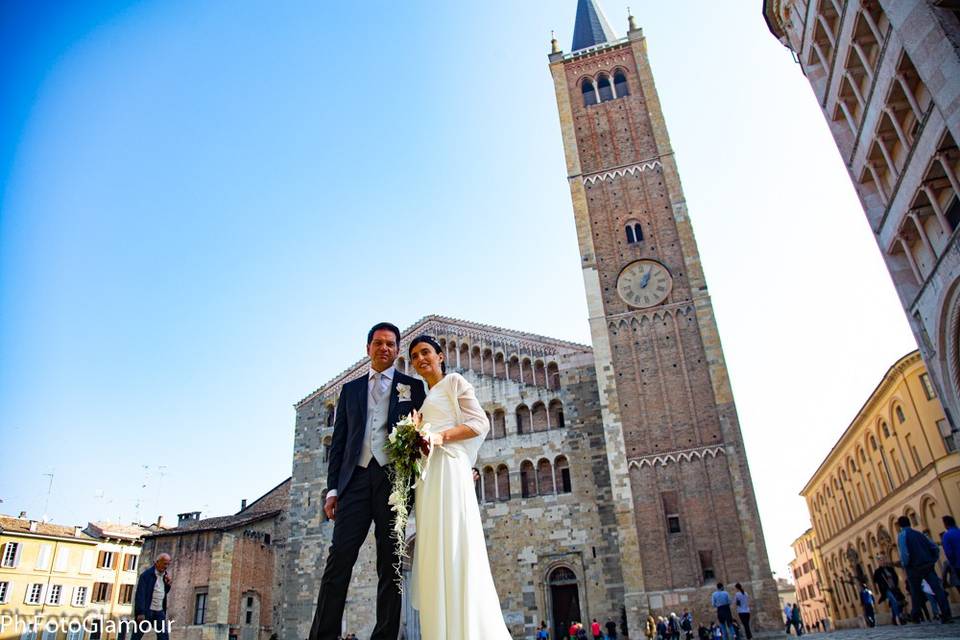 Wedding street Piazza Duomo