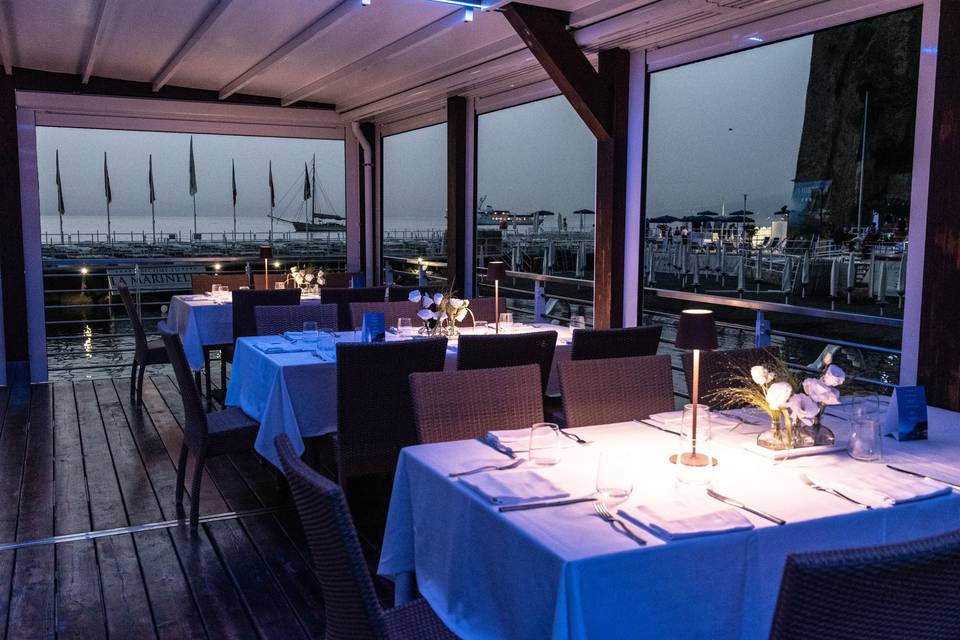 La terrazza pontile l'amo