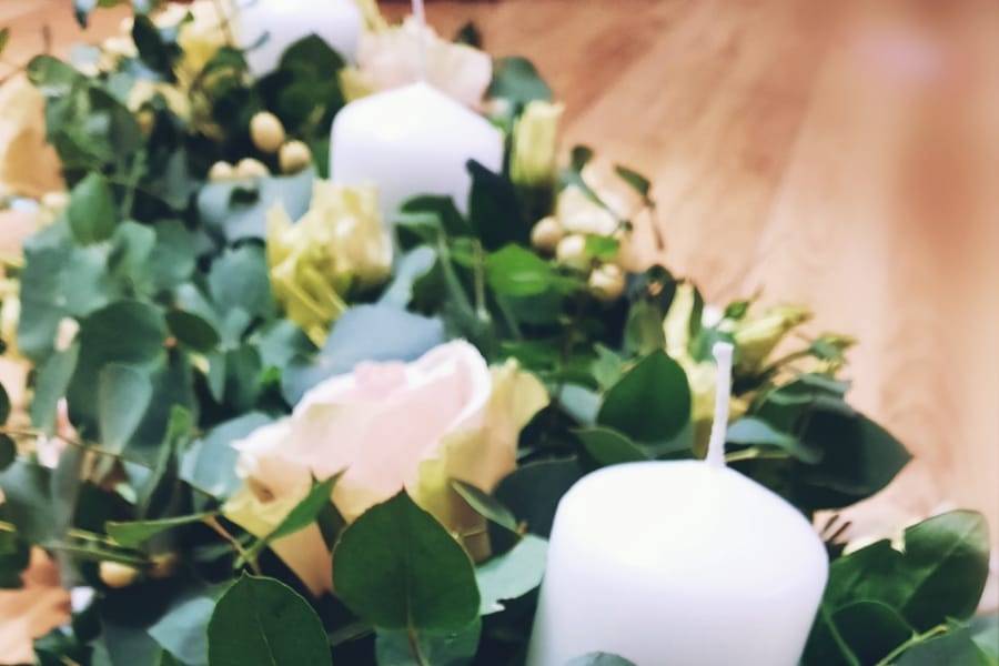 Bouquet Sposa con rose bianche