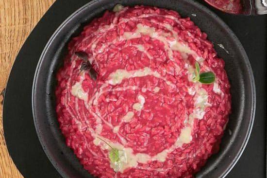 Risotto rapa rossa affumicata