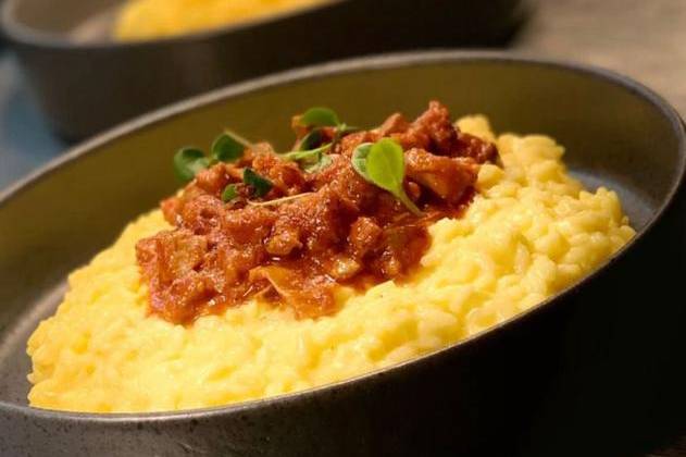 Risotto zafferano e guancia