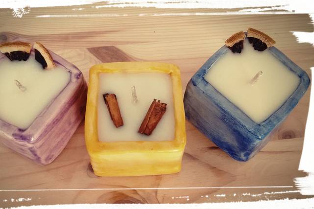 Candele profumate. Candele naturali. Candele di soia. Wax Melts. Bo