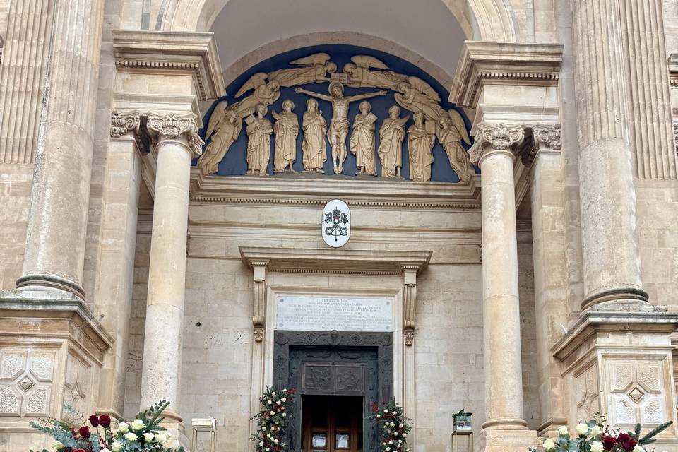 Allestimento floreale natalizi