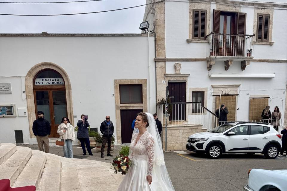 La sposa e suo papà