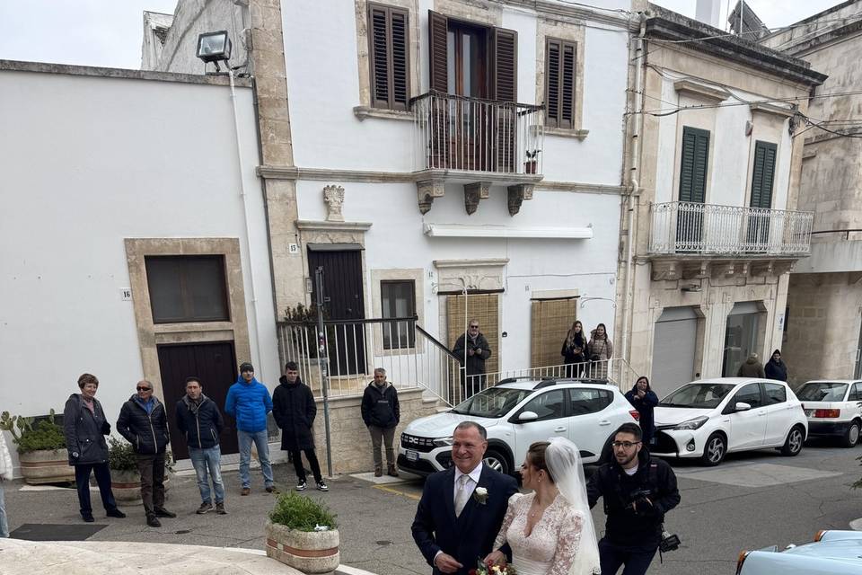La sposa e suo papà