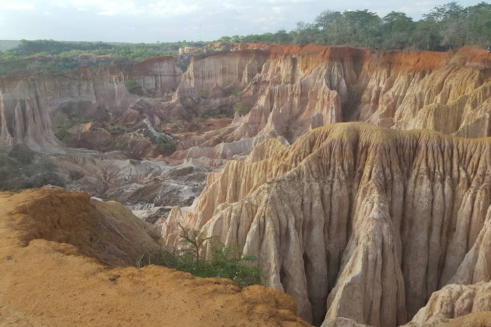Canyon Marafa in Kenya