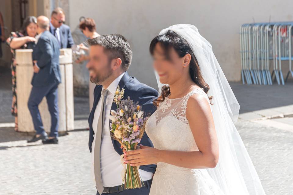 Bouquet fiori secchi e lavanda