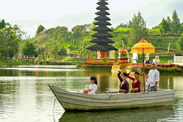 Cerimonia balinese in INdonesi