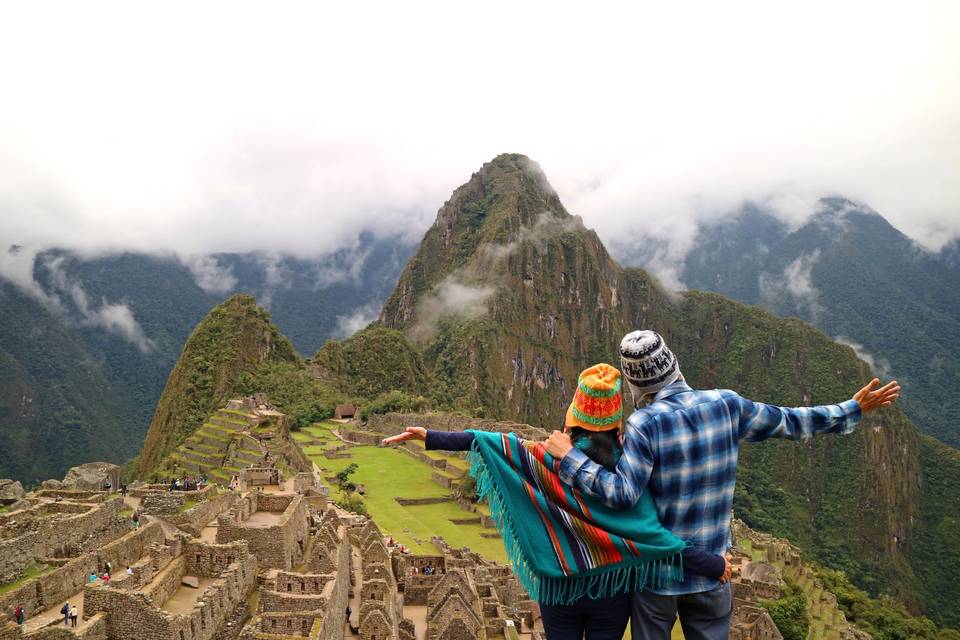 La vista di Machu Picchu