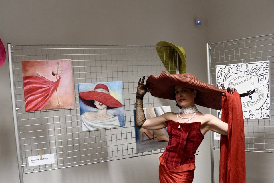 Accoglienza mostra d’arte