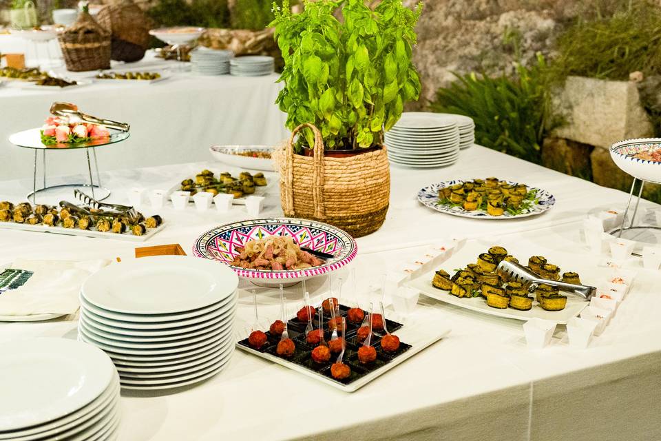 Buffet antipasti