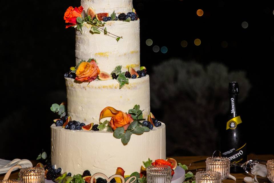 Autumn Naked Cake