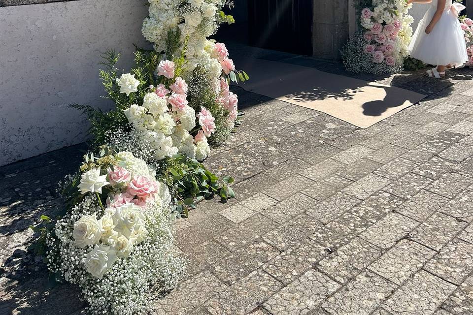 Allestimento esterno chiesa