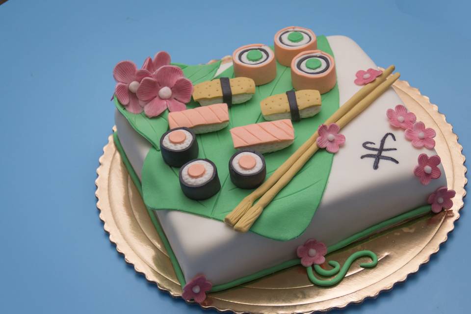 Sushi cake