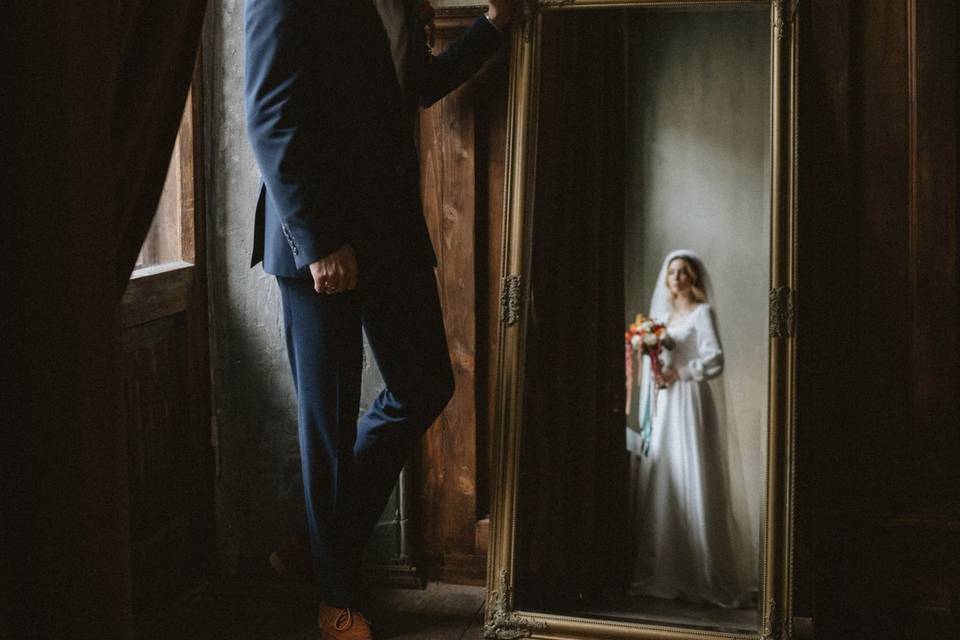 Matrimonio romantico tra le co