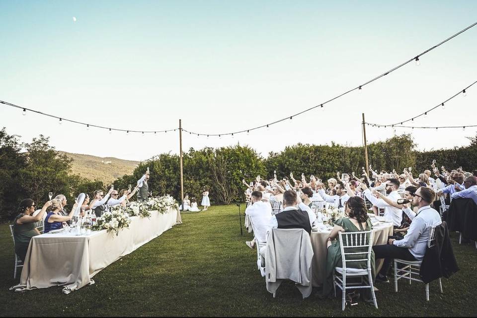 Cena nel giardino