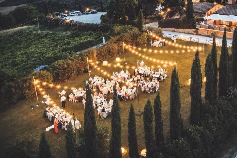 Cena in giardino