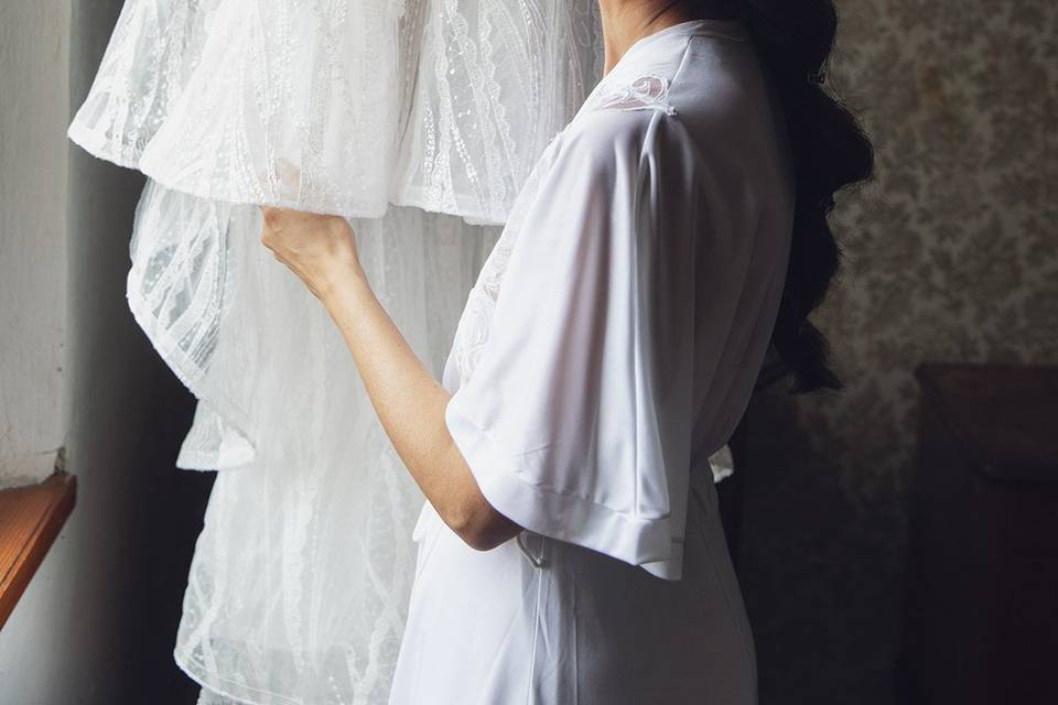 Vestizione della sposa