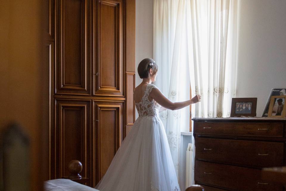 Vestizione della sposa