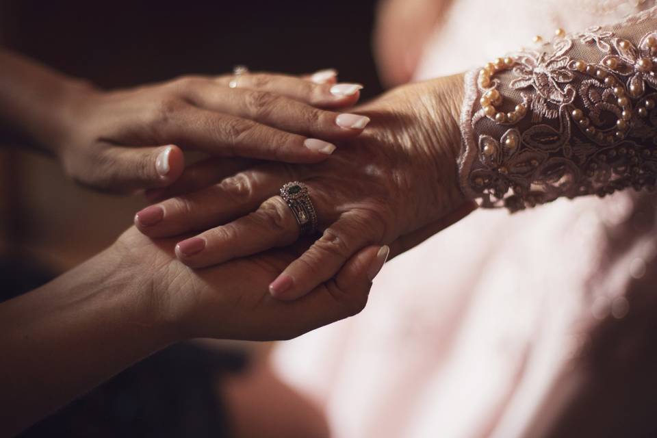 Vestizione della sposa