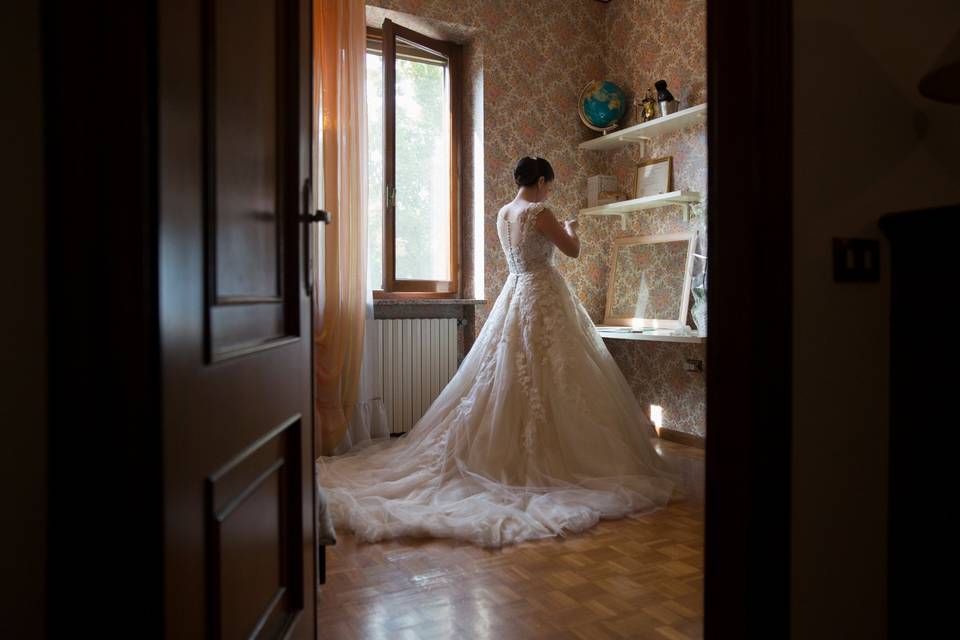 Vestizione della sposa