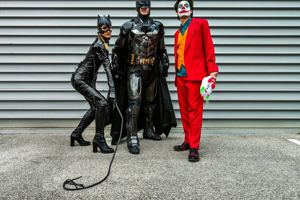 Batman, Catwoman & Joker