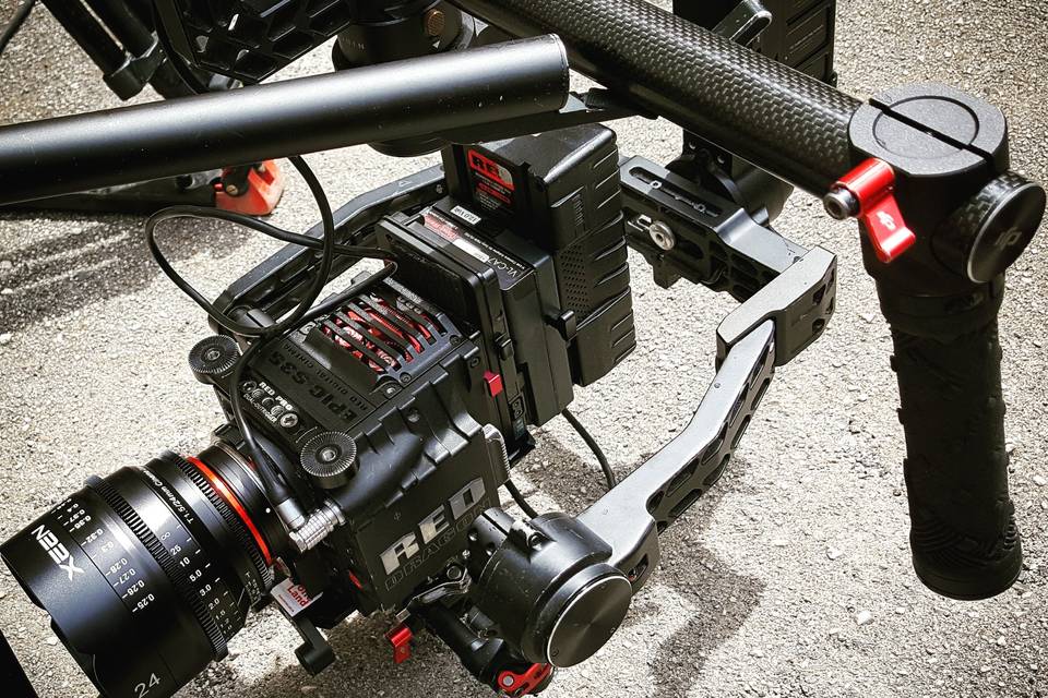 Gimbal Red Camera Cinema