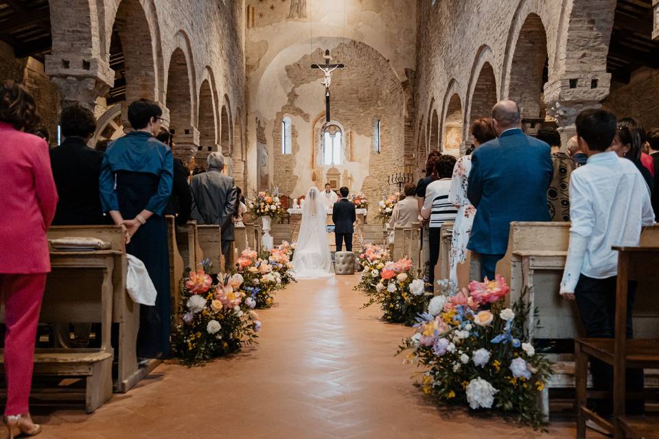 Peonia Coral chiesa del Tho