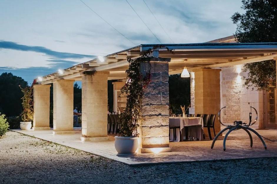 Il porticato del Casolare