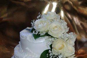 Wedding rose bianche
