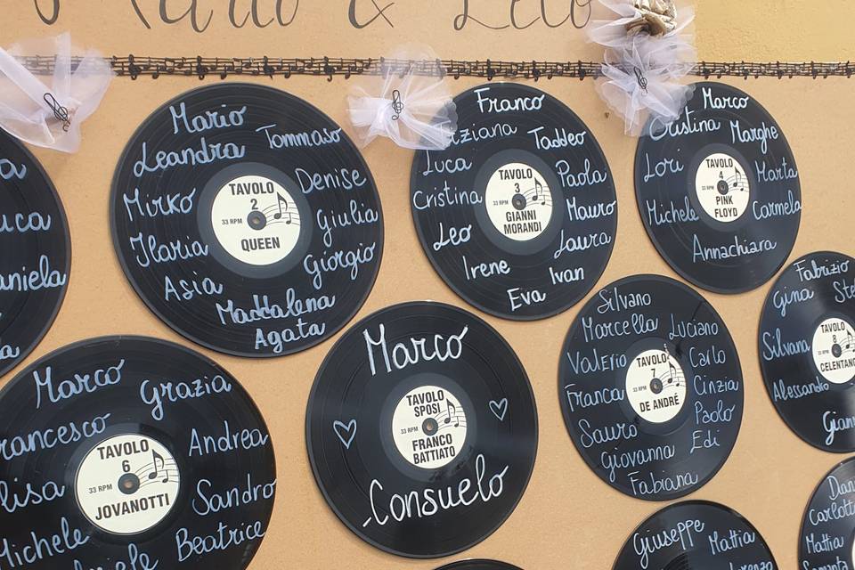 Tableau mariage