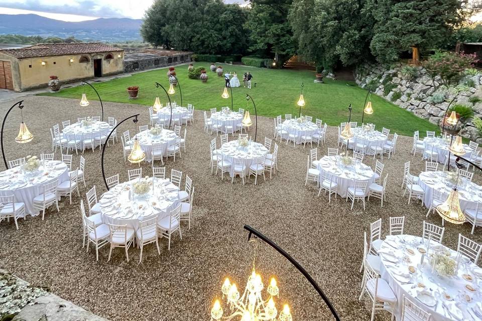 Sala all'aperto