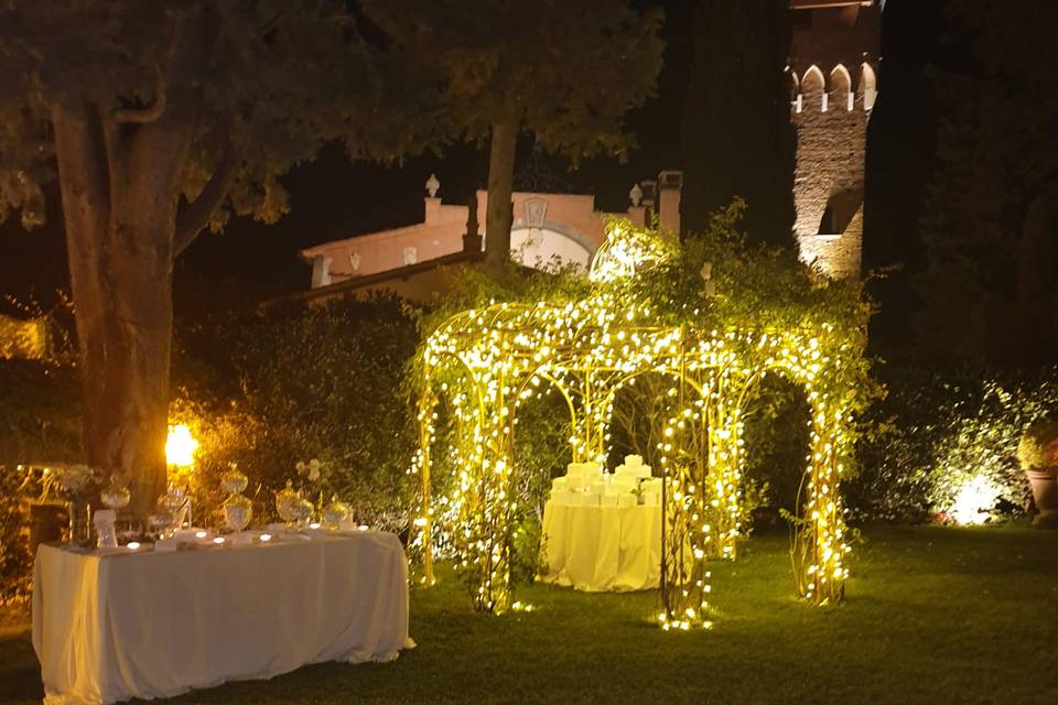 Tavoli confettata e bomboniere