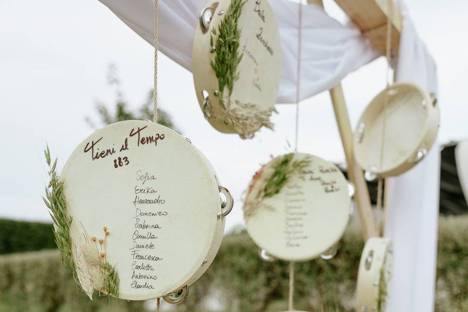 Tableau mariage