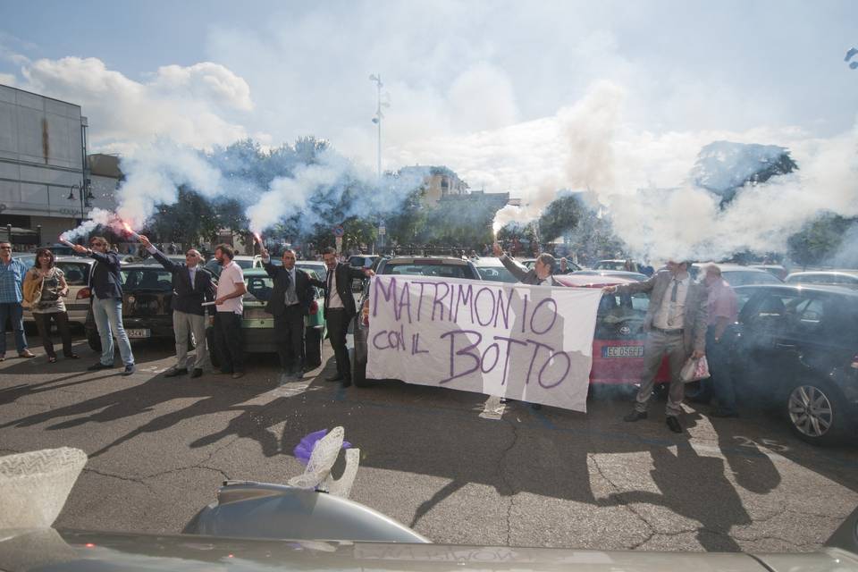 Matrimonio con il botto