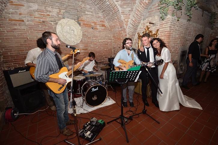 Con la band