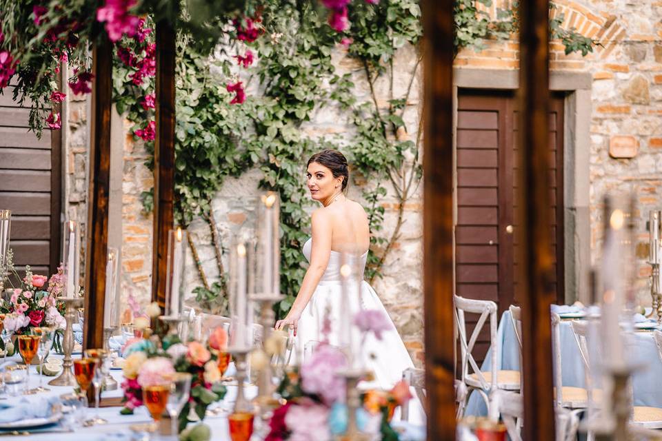 Wedding in a castle