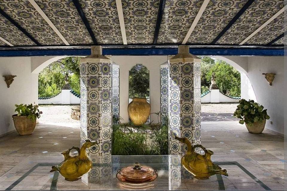 Patio in maiolica
