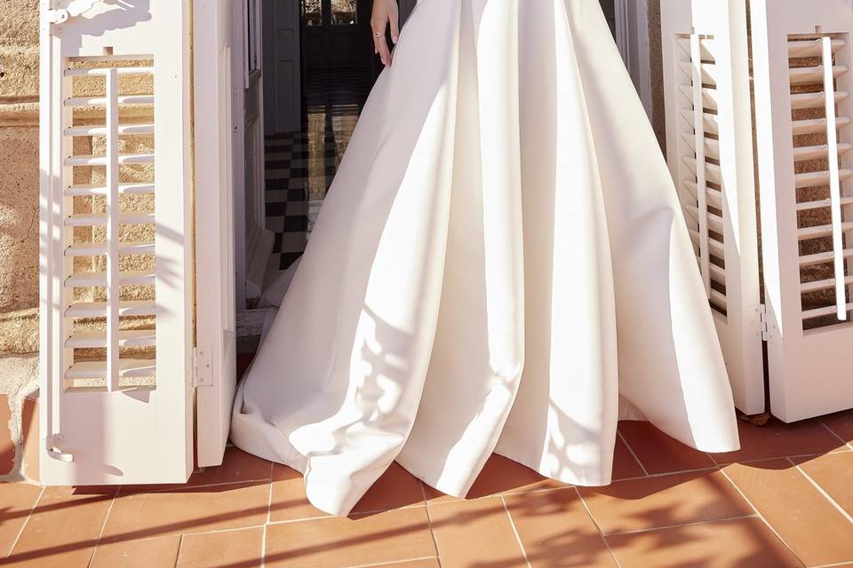 Abito da sposa semplice