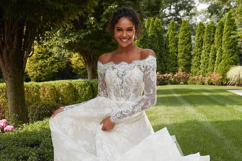 Abito da sposa in pizzo