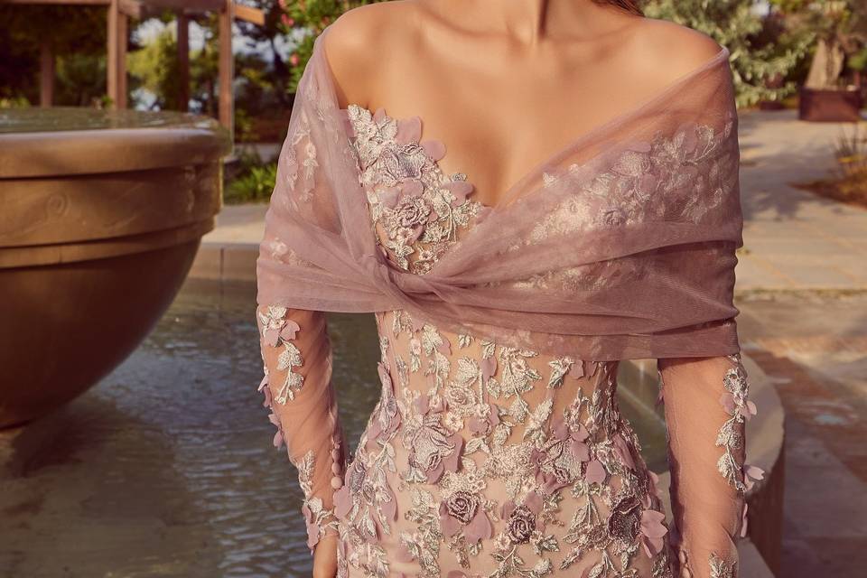 Abito da sposa colorato