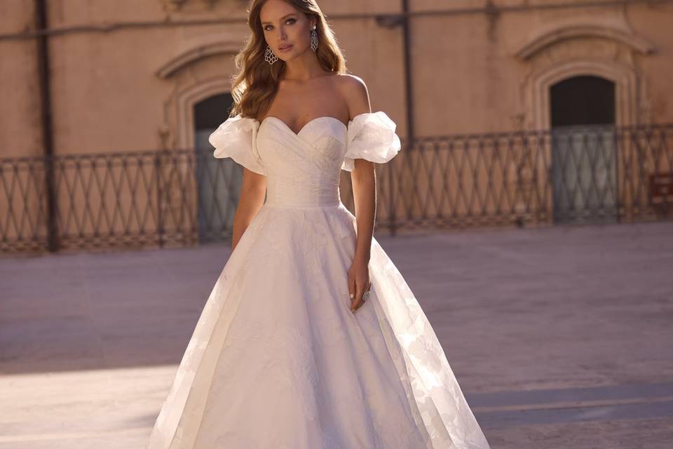 Baito da sposa in organza