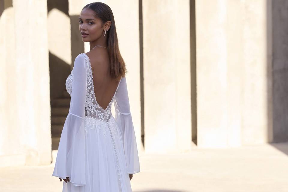 Abito sposa  chiffon