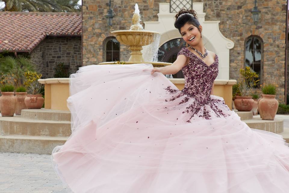 Abito da sposa colorato