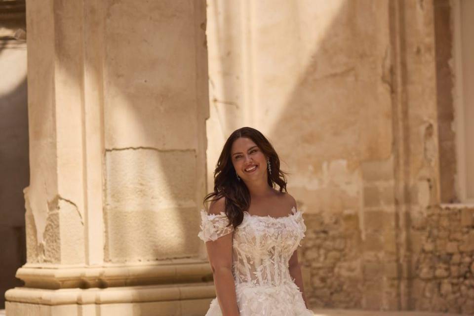 Abito da sposa calibrato