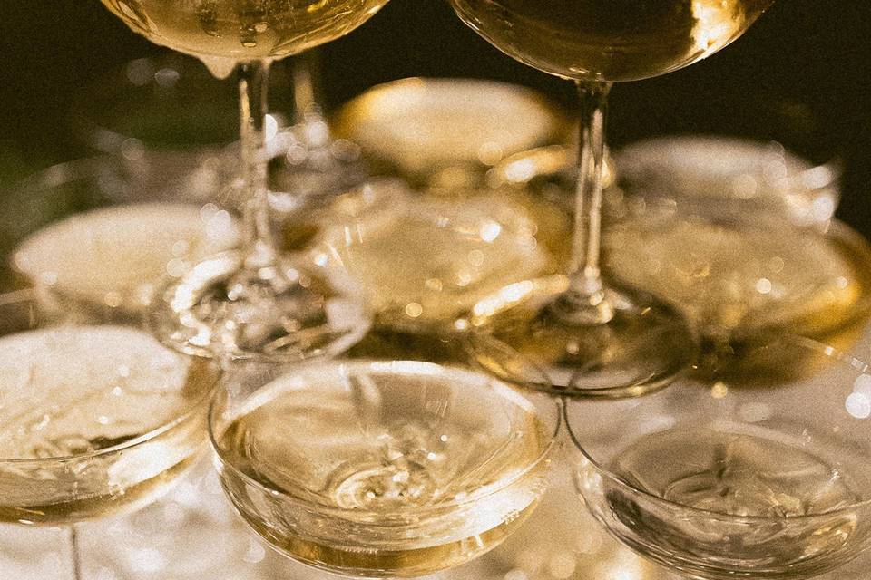 Champagne fountain