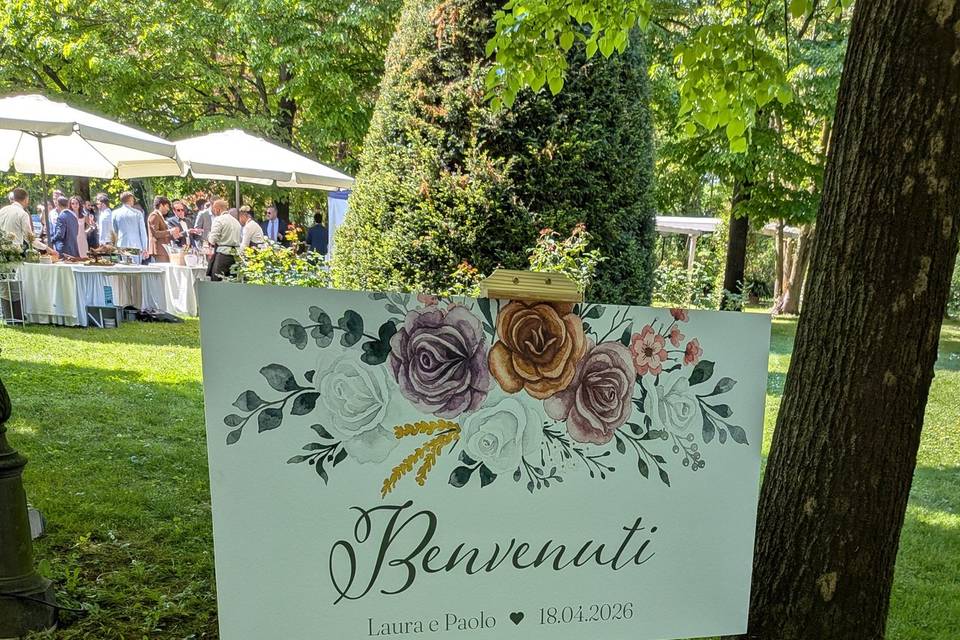 Cartello Benvenuti