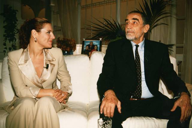 Con Vittorio Gassman