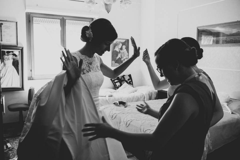 Salt'n'pepper Wedding Portrait