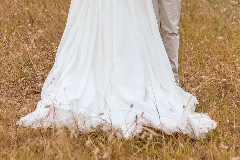 Bride and bridesmaides